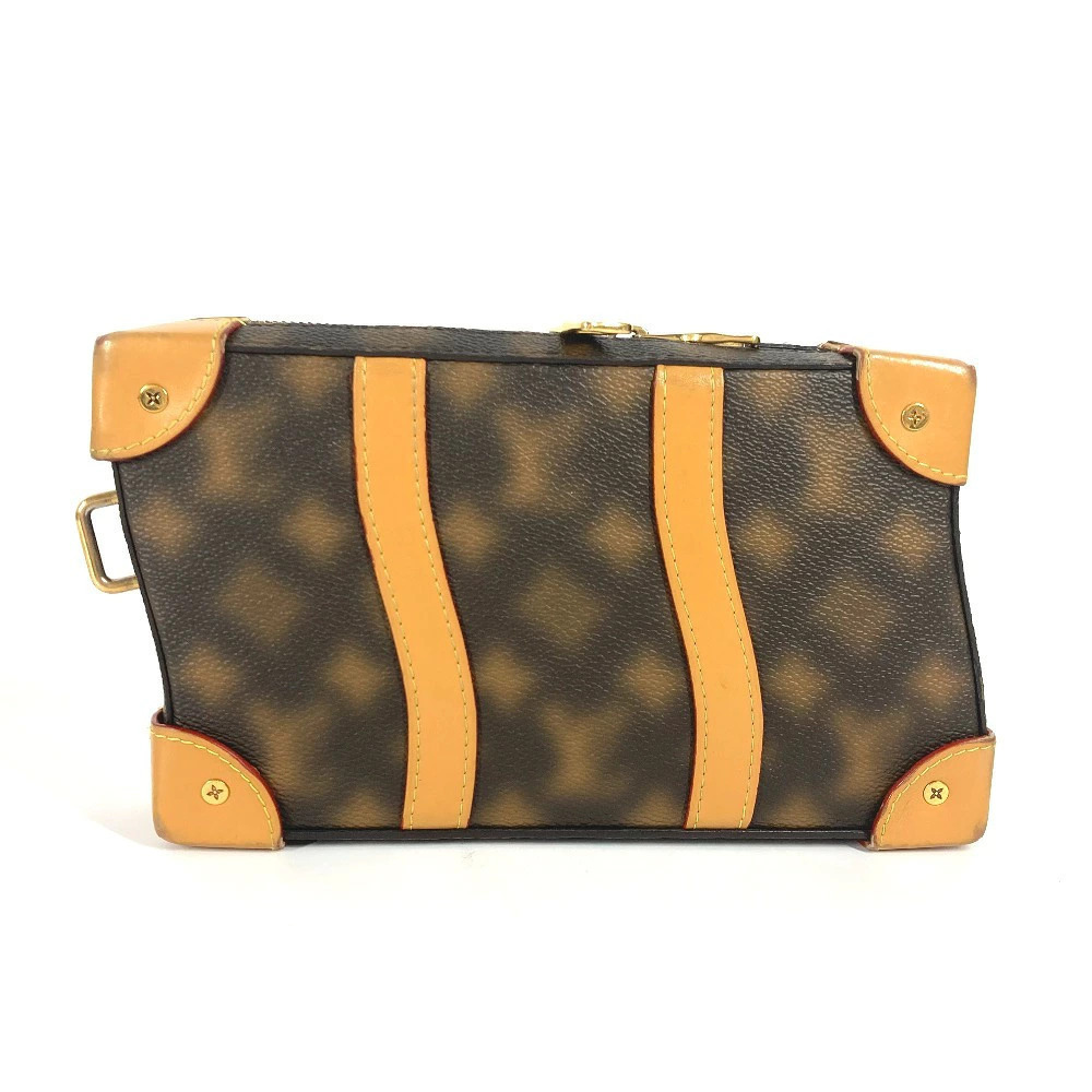 Louis Vuitton Monogram Soft Trunk Bag Shoulder Leather Brown - Picture 3 of 6